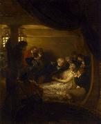 Benjamin West Death of Lord Nelson in the Cockpit of the Ship china oil painting artist
